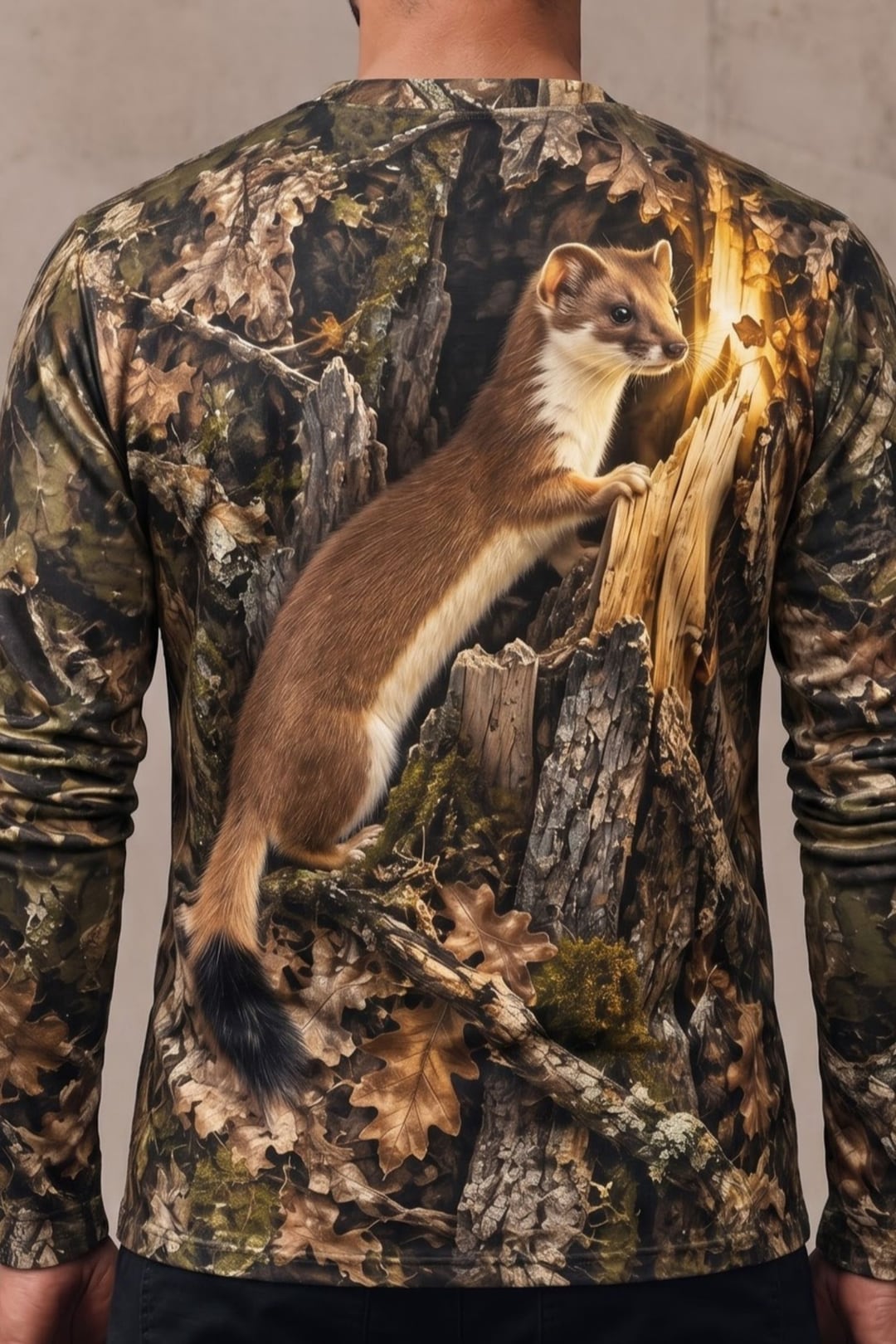 Performance Hunting Long Sleeve - Autumn Oak Weasel Watch - ULS758K image 4
