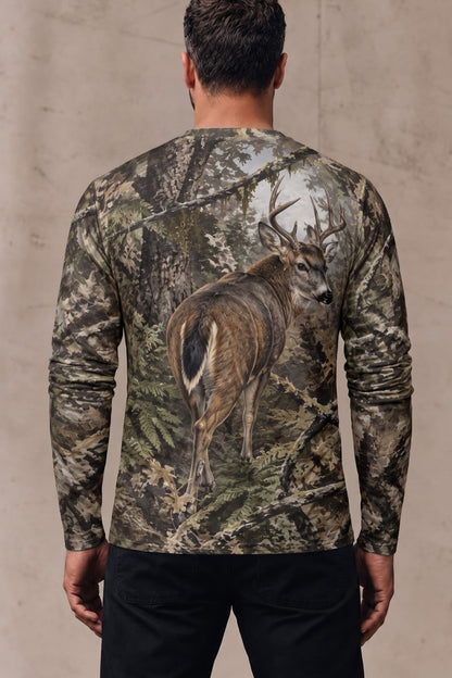 Performance Hunting Long Sleeve - Timber Ridge Blacktail Glance - ULS760K image 2