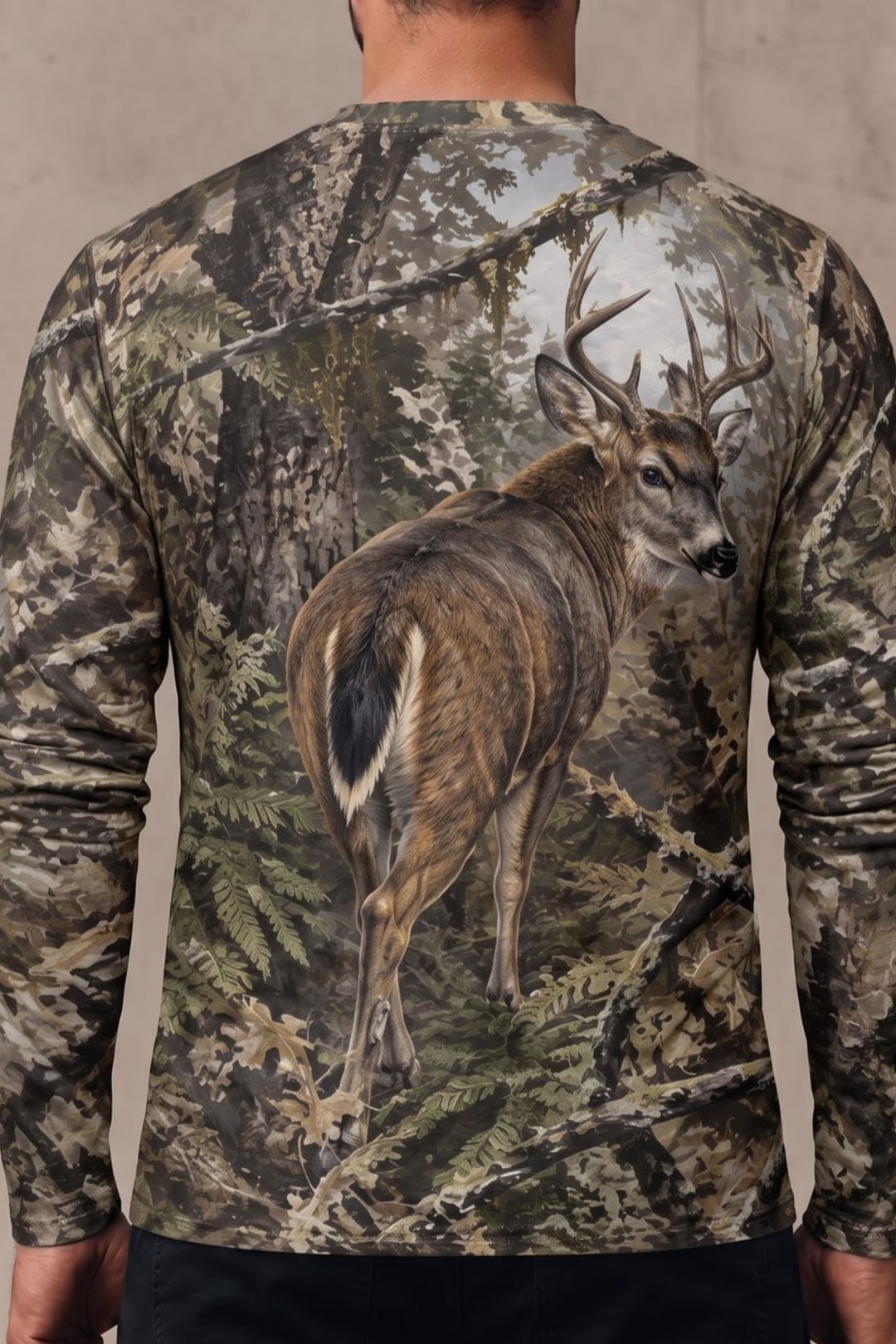 Performance Hunting Long Sleeve - Timber Ridge Blacktail Glance - ULS760K image 4