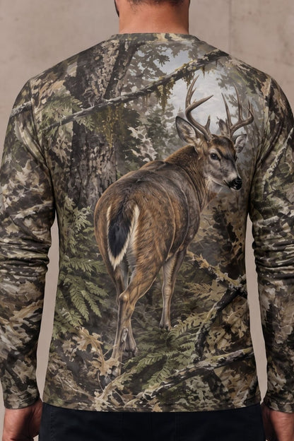 Performance Hunting Long Sleeve - Timber Ridge Blacktail Glance - ULS760K image 4