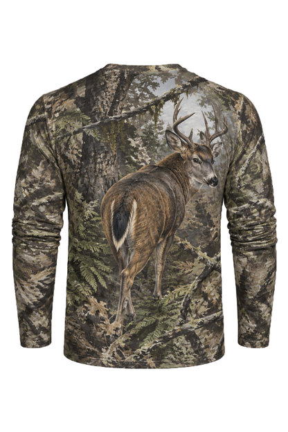 Performance Hunting Long Sleeve - Timber Ridge Blacktail Glance - ULS760K image 5