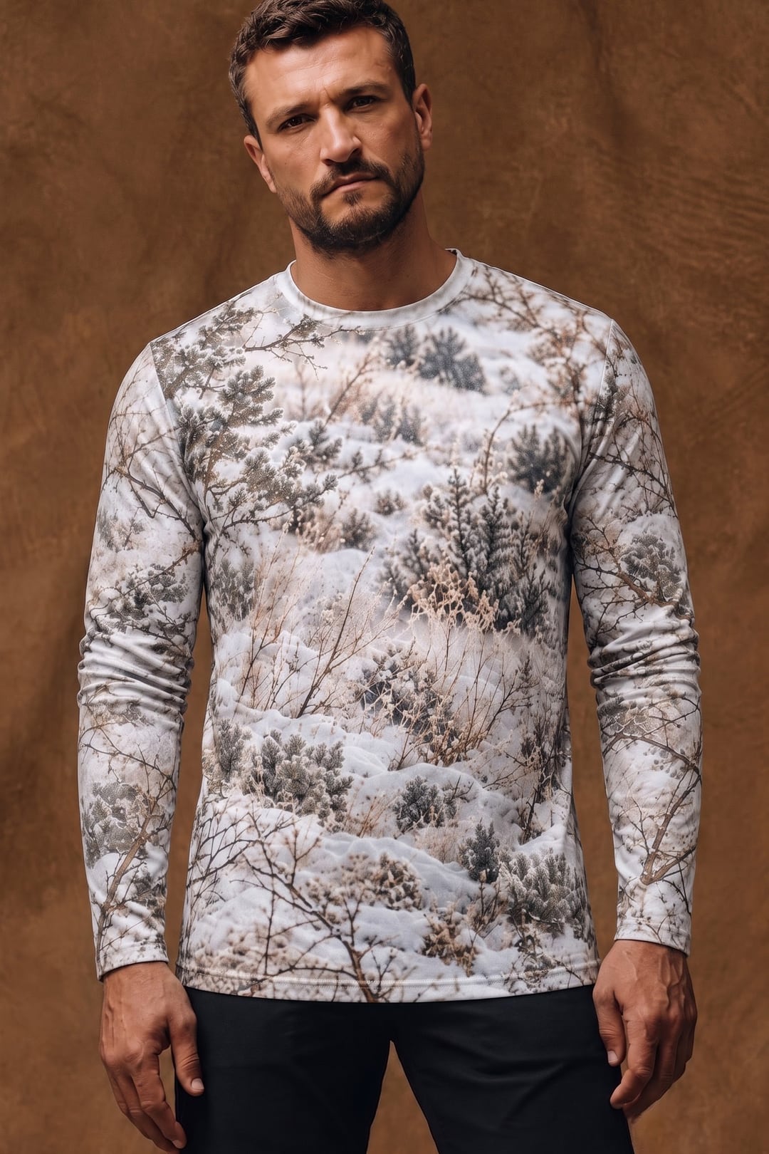 Performance Hunting Long Sleeve - Snowy Ridge Blacktail Stand - ULS761K image 3