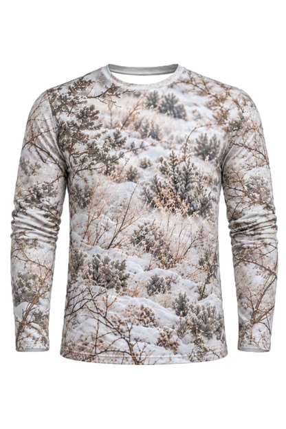 Performance Hunting Long Sleeve - Snowy Ridge Blacktail Stand - ULS761K image 6
