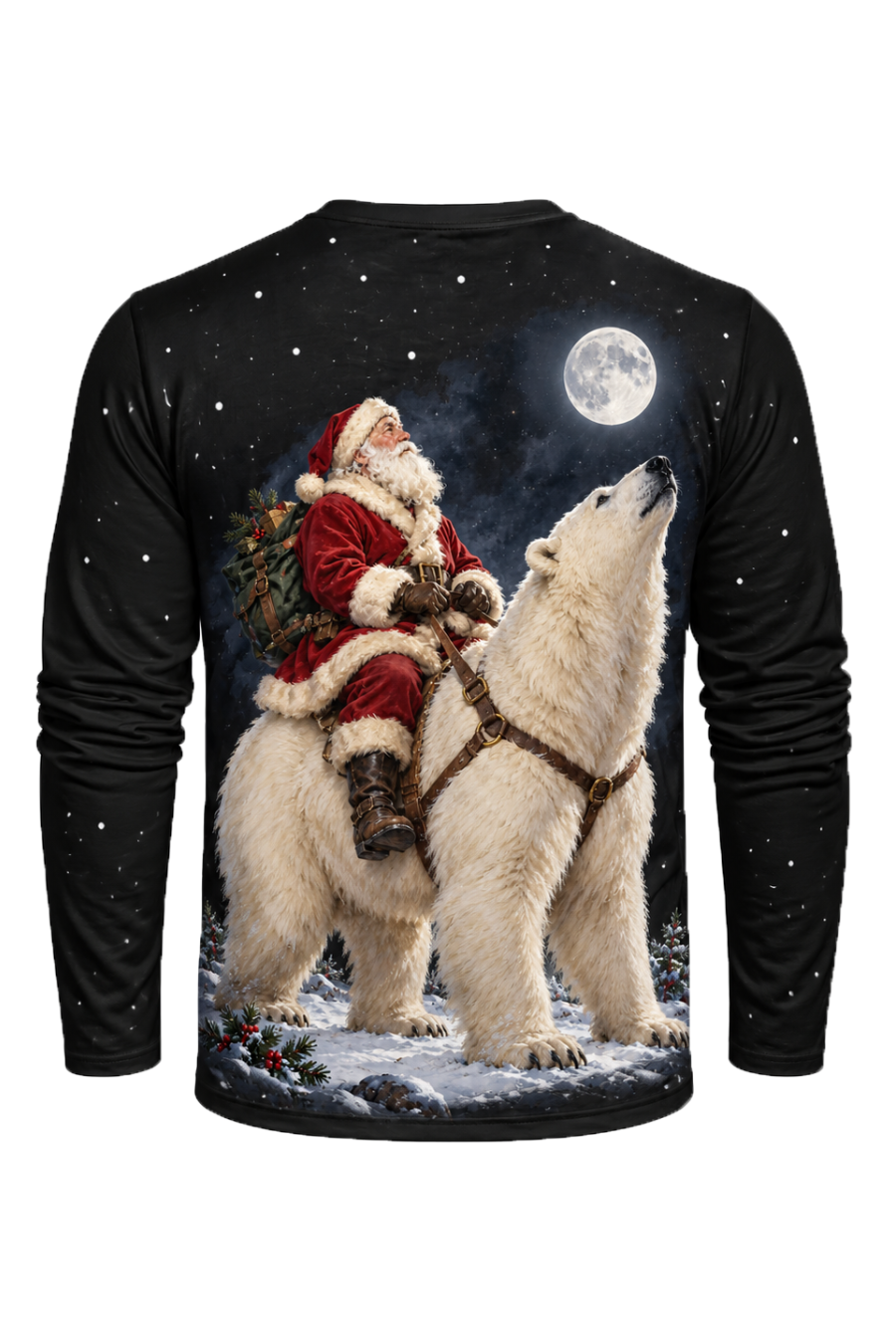 Performance Hunting Long Sleeve - Yuletide Polar Bear Ride - ULS780K image 126