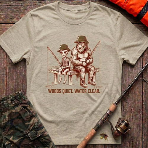 Whispering Waters Mystic Duo T-Shirt - Sand