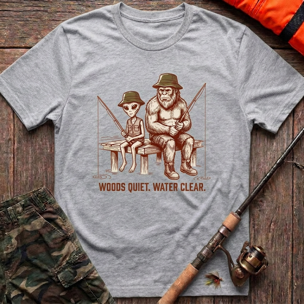 Whispering Waters Mystic Duo T-Shirt - Sport Grey