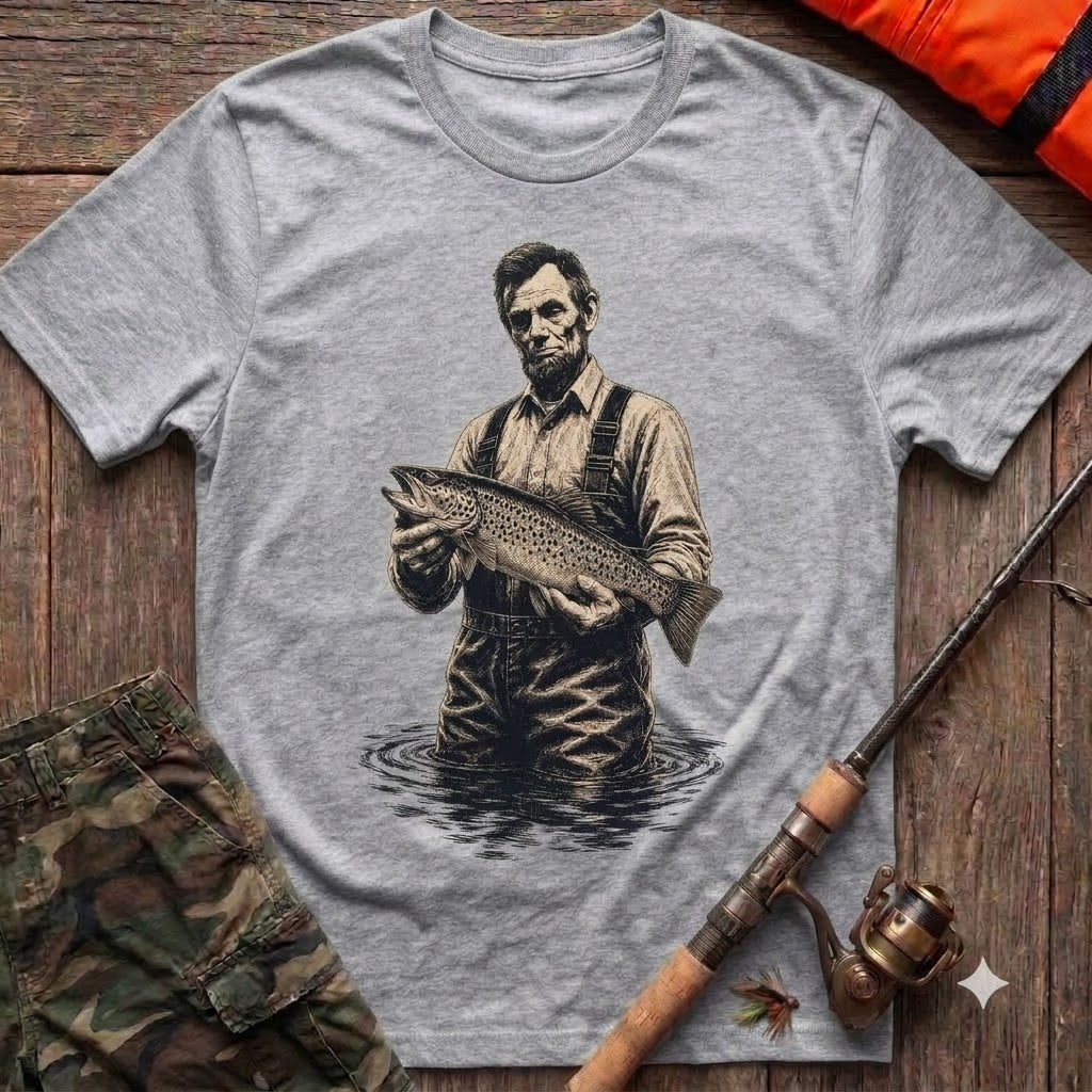 Noble River Brown Trout T-Shirt - Sport Grey
