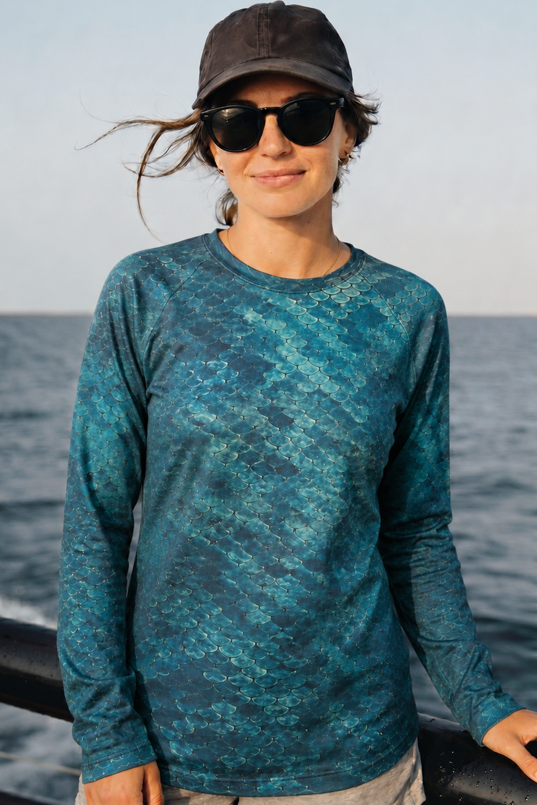 Women’s Fishing Long Sleeve - xxx - AOW02 lifestyle opposite side