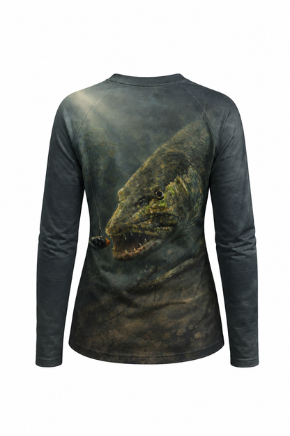 Women’s Fishing Long Sleeve - xxx - AOW03 lifestyle artwork zoom