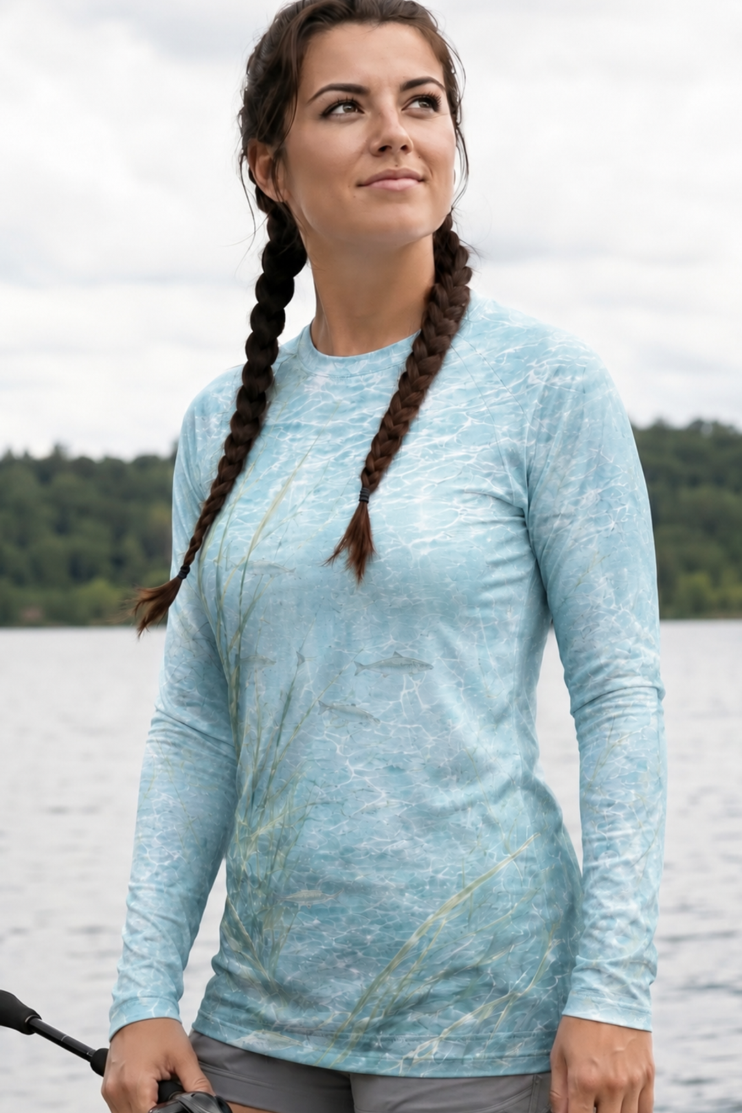 Women’s Fishing Long Sleeve - xxx - AOW13 lifestyle opposite side