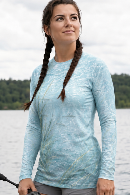 Women’s Fishing Long Sleeve - xxx - AOW13 lifestyle opposite side