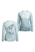 Women’s Fishing Long Sleeve - xxx - AOW13 two shirts front artwork