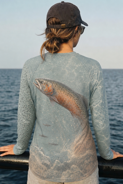 Women’s Fishing Long Sleeve - xxx - AOW14 lifestyle artwork side
