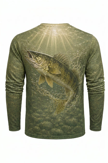 Performance Fishing Long Sleeve - Greenback Walleye - AOF31