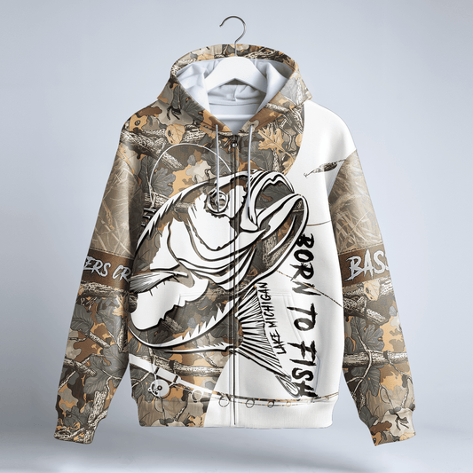 Bucketmouth Camo Pro Personalized Zip Hoodie